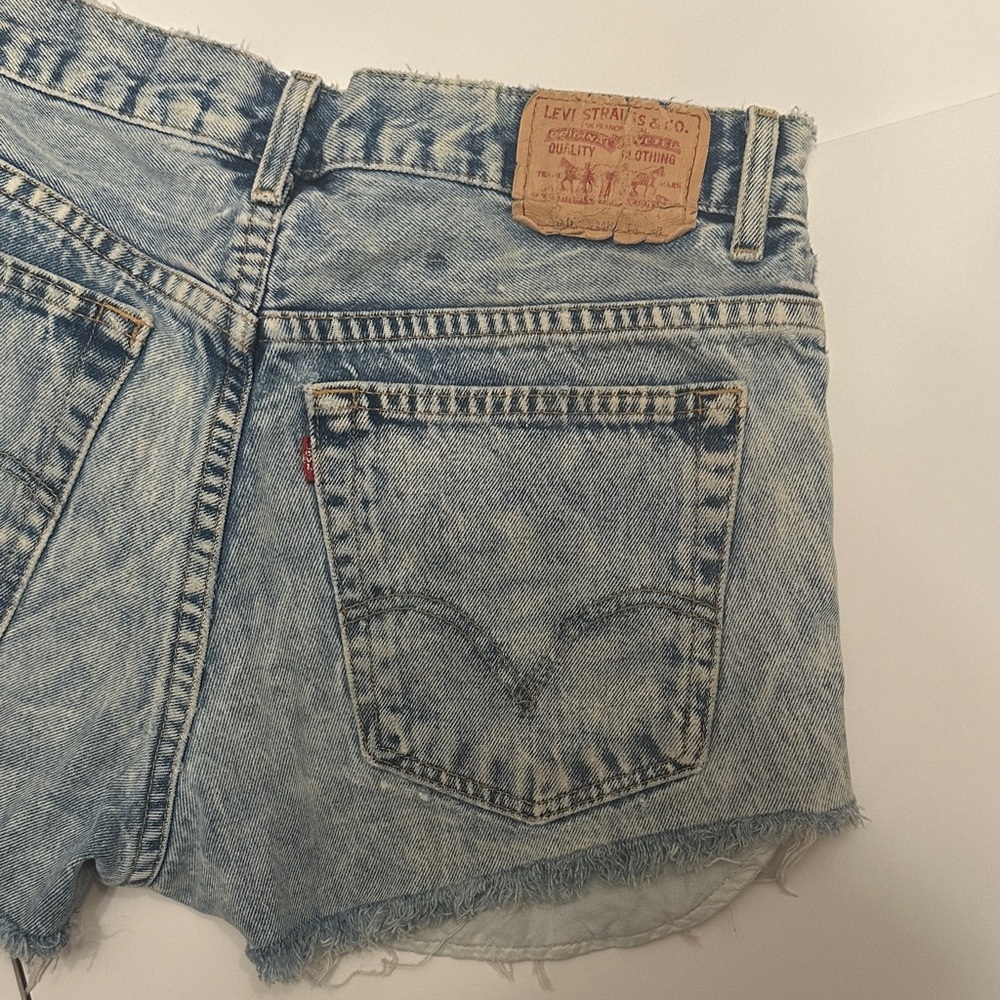 Levi's Vintage 550 Distressed Jean Shorts